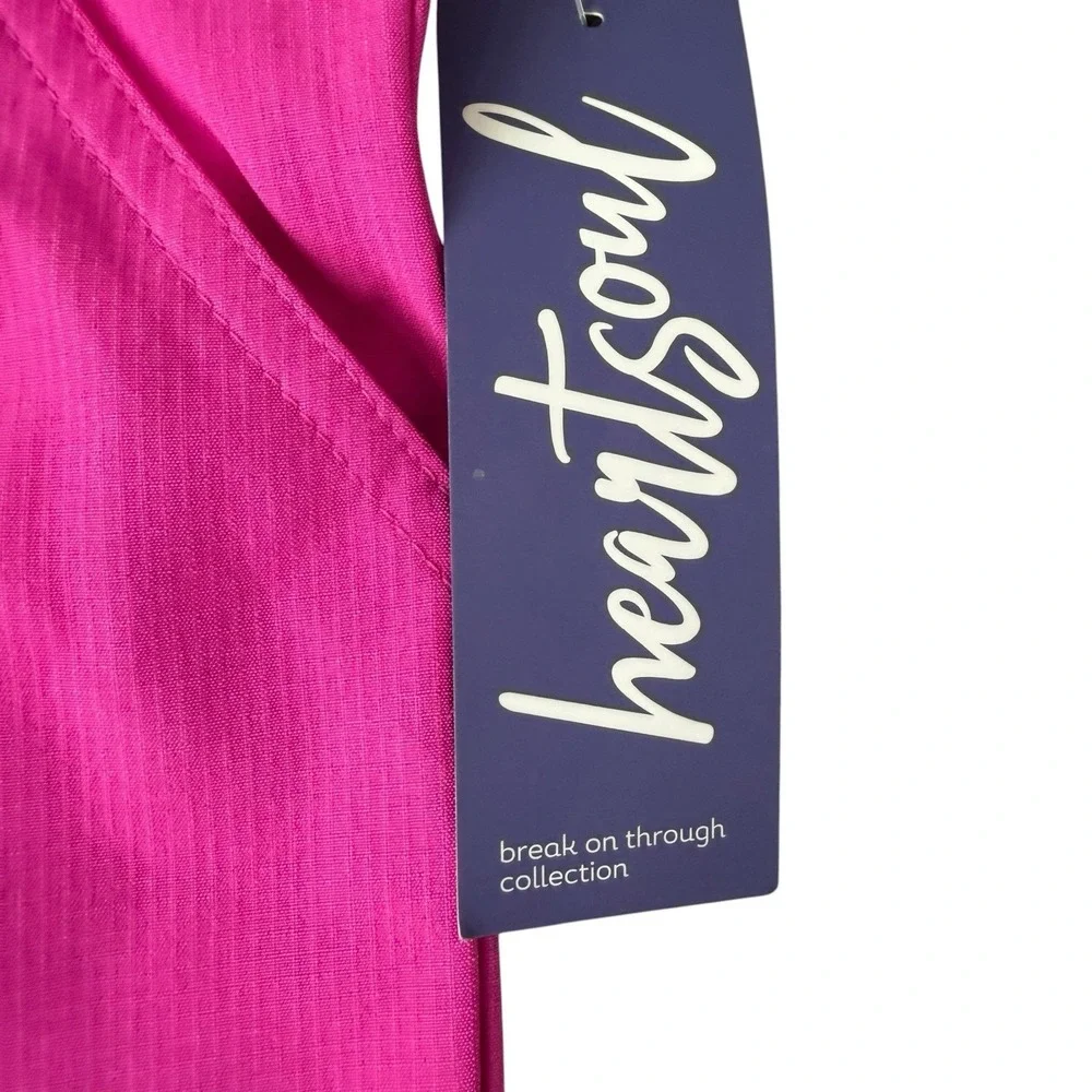 HeartSoul Glam Fuchsia Scrubs Heart Breaker Low Rise Large Pants 20110 NEW!